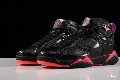 RETRO PATENT 7 JORDAN BLACK 313358-006 AIR 0927